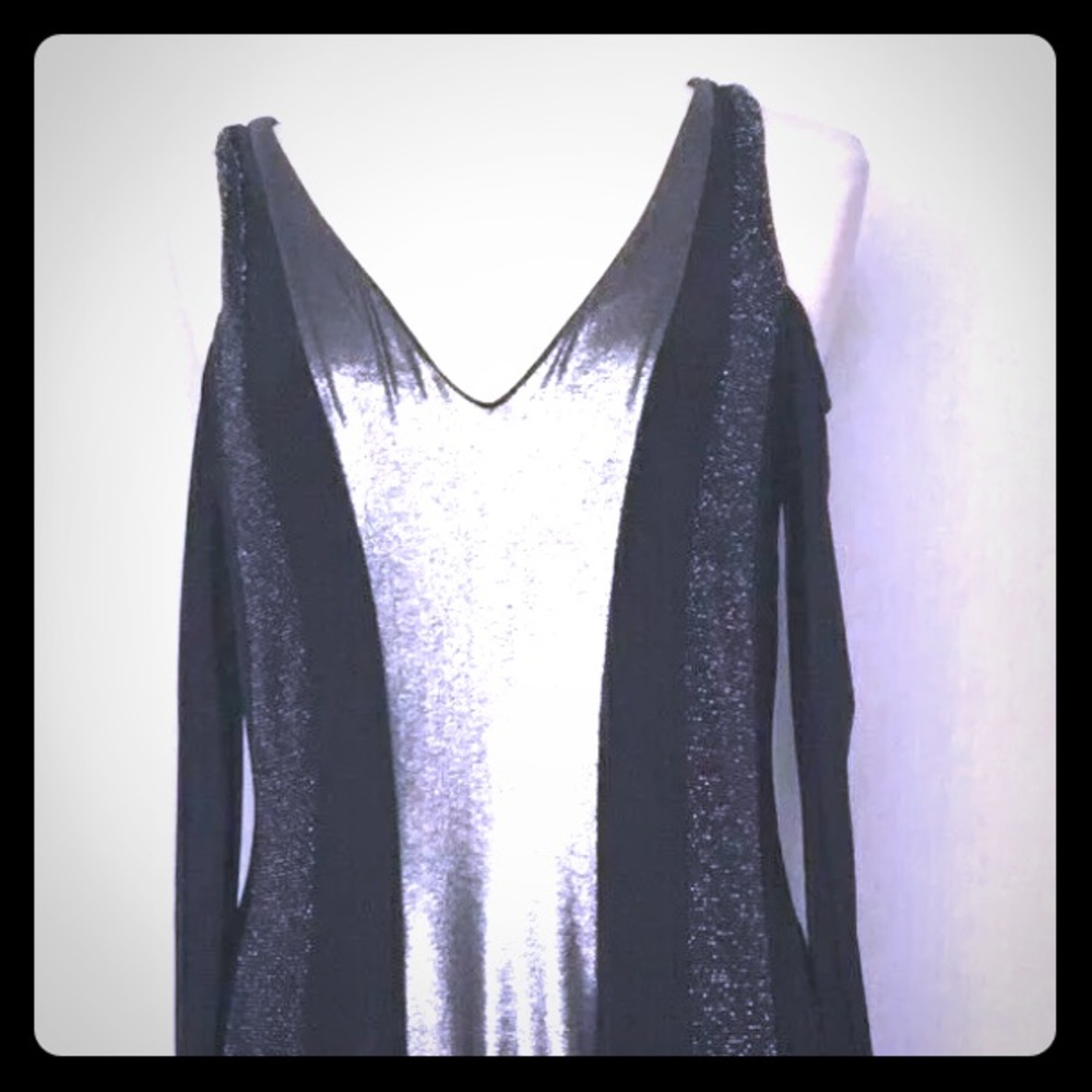 Venus cold shoulder gown